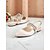 cheap Cocktail-Women&#039;s Pointed Toe Satin Slingback Flats - Rhinestone Strap Elegant Shoes for Cocktail Parties and Evening Events