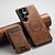 baratos Capa Samsung-telefone Capinha Para Samsung Galaxy S25 S24 S23 Ultra Plus S22 Plus Ultra Capa traseira Magnética Suporte para carregamento sem fio Pata de Apoio Retro TPU Couro PU