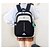 abordables Mochilas para Niños y Adolescentes-Mochila escolar rosa y blanca para niñas con un lindo llavero de dibujos animados, mochila ligera e impermeable con gran capacidad para estudiantes de primaria y secundaria.
