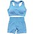 billiga Set och One-Pieces-Dam 2 delar Sport BH Träningsset Yogakläder Ensfärgat Träningsdräkter Mörkgrå Sjöblå Gymträning Hög midja Stretch Andningsfunktion Ärmlös Sport Sportkläder Smal