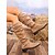 abordables Botas holgadas-Botas altas hasta la rodilla de ante con hebilla para mujer: botas planas informales de estilo retro otoñal para uso diario, viajes y actividades al aire libre.