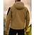 economico Fleece &amp; Giacche 3 in 1-Per uomo Giacca a Vento Giacca softshell Inverno All&#039;aperto Patchwork Calore Termico Impermeabile Antivento Top Nero Verde Cachi Grigio