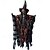 abordables Halloween-Décorations d'Halloween pour l'extérieur - Décoration de crâne fantôme animatronique d'Halloween à suspendre avec des yeux brillants, accessoires de maison hantée d'Halloween et décoration de fête,