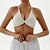 cheap Sports Bras &amp; Vests-Women&#039;s Strappy Sports Bras Underwear Low Support Breathable Wireless Padded Solid / Plain Color Sport Activewear Black Green Gym Fitness Yoga