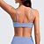 cheap Sports Bras &amp; Vests-Women&#039;s Workout Tank Tops Sports Bra Underwear Medium Support Breathable Wireless Padded Solid / Plain Color Sport Activewear Black Pink Gym Fitness Yoga