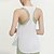 economico Top Yoga-Per donna Canotta da yoga Carro armato Asciugatura Rapida Traspirante Senza Maniche Gli sport Tinta unica Top Per Palestra Atletico Pilates Abbigliamento sportivo