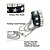 abordables Accessoires d&#039;Halloween-Bracelet unisexe en similicuir clouté avec tête de mort punk pour Halloween et chaînes – Bracelet gothique réglable pour soirée costumée, cosplay et concerts de rock