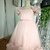 abordables Robes à Fleurs pour Filles-Robe de Demoiselle d&#039;Honneur Fille Fille Robe de première communion Robe de Soirée Mariage Soirée Princesse Doux Noël Carnaval Froncé Couleur Unie Sans bretelles Col Rond Blanche Rose Claire 4 ans et