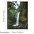 voordelige Tot $30-1 canvas kunstdruk zonder lijst - weelderige waterval in het bos met mediterraan huis - moderne wanddecoratie in woonkamer, slaapkamer, eetkamer - levendige natuurlijke inspiratieposter, groot canvas