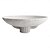 baratos Estátuas-Grande tigela de pedestal de resina decorativa, tigela de frutas central branca moderna para balcão de cozinha, prato decorativo elegante para casa