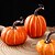 abordables Figurines et ornements-Décoration de citrouille artificielle 3 pièces, citrouilles en mousse de décoration d'automne bohème pour Halloween pour une utilisation intérieure et extérieure, centre de table de fête des récoltes