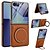 economico Cover Samsung-telefono Custodia Per Samsung Galaxy Z Flip 7 Z Flip 6 Z Flip 5 Z Flip 4 Z Flip 3 Copertura Posteriore Supporta la Ricarica Wireless Cavalletto Resistente agli urti Retrò TPU Pelle PU