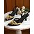 tanie Lata 20. XX wieku-Damskie buty na obcasie typu slingback z siateczki i cekinami w stylu art déco – inspirowane latami 20. XX wieku buty imprezowe z noskiem w szpic, idealne na wesela, wieczorne imprezy i kostiumy Gatsby&#039;ego