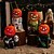 tanie Dekoracyjne światła-Halloween dynia czaszka lampka nocna zasilana bateriami dekoracje na imprezę halloweenową atmosfera horroru nawiedzony dom bar dekoracje domu