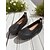 billige Slip-ons og loafers til kvinner-Damesko med kaffefarget, bred tå – myke slip-on-sko med sklisikker såle for heldagsturer, reiser og fritidsbruk.