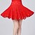 cheap Latin Skirts-Latin Dance Skirts Lace Pure Color Splicing Women's Performance Training High Polyester