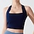 cheap Sports Bras &amp; Vests-Women&#039;s Workout Tank Tops Sports Bra Underwear Medium Support Breathable Wireless Padded Solid / Plain Color Sport Activewear White Purple Gym Fitness Yoga