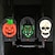 halpa Halloween-juhlaovikello supersankari syntymäpäiväjuhlat halloween ovikellokoristeet halloween-koristelu halloween-juhlien ovikellot halloween-kurpitsa ovikello muovi valkoinen kammottava etuovi