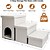baratos Árvores para gatos &amp; escadas para cães-Escadas para cães com Amigo de Animal de Estimação Pet Training Com Armazenamento para Cachorros Interior Brinquedos Para Pet