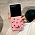 baratos Capa Samsung-telefone Capinha Para Samsung Galaxy Z Flip 7 Z Virar 6 Z Flip 5 Z Flip 4 Z Flip 3 Capa traseira Antichoque Retro TPU Couro PU