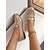 voordelige Damesinstappers &amp; loafers-Dames nude lakleren loafers met gespdetail - elegante instappers voor dames, klassieke preppy stijl kantoor schoenen voor dagelijks werk, school en casual uitjes