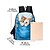 preiswerte Kinder- und Teenager-Rucksäcke-3-teiliges Denim-Taschen-Rucksackset mit Katzen-Print für Kinder von Kayomi Harai – süßes Cartoon-Design, isolierte Lunchtasche, verstellbarer Schultergurt, ideal für Schule, Reisen und den täglichen Gebrauch