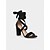 cheap Nightlife Party-Women&#039;s Beige Lace-Up Block Heel Sandals - Strappy Open Toe Party Shoes for Nightlife and Evening Events