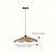 cheap Drum &amp; Cone Design-Scandinavia Rattan Pendant Light, Boho Vintage Braided Rope Design, 9cm Height, Warm White/White Light, E26/E27, Adjustable Chain