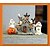billiga Halloween-Halloween skrivbordsdekoration - häxa spöke gungstol gotisk harts halloween figurin samlarstaty läskig miniatyr halloween dekorationer för hemmet vardagsrum skrivbordsdisplay