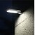 baratos Candeeiros Luzes de Exterior-Luminária de parede solar com sensor de movimento rotativo, à prova d'água, para áreas externas, para porta da frente, quintal, garagem, cerca, pátio, varanda, decoração