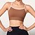 cheap Sports Bras &amp; Vests-Women&#039;s Workout Tank Tops Sports Bra Underwear High Supports Breathable Wireless Padded Solid / Plain Color Sport Activewear Black White Gym Fitness Yoga