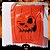 billige Halloween-Halloween græskarbladposer - 2-pak, plastik, sjove udtryk, græsplænepynt, festartikler