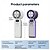 cheap Fans-Outdoor Foldable Portable Handheld Fan Mini Cooling Rechargeable 3600mAh 100-level Free Control High Speed Turbo Fan
