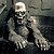 economico Halloween-Decorazione di Halloween a forma di zombi strisciante, oggetto di scena fantasma animato con attivazione sonora per KTV, bar, - giocattolo elettrico spettrale per tailgate party, giochi di società in
