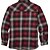 economico camicie di flanella-Per uomo Plaid Camicia di flanella Sopracamicia Manica Lunga Camicia Collo ripiegato Streetwear Quotidiano Stampa Giallo Chiaro Rosso+Grigio+Nero Nero + grigio scuro + blu navy Blu Arancione Bottonato