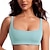 cheap Sports Bras &amp; Vests-Women&#039;s Workout Tank Tops Sports Bra Underwear Medium Support Breathable Wireless Padded Solid / Plain Color Sport Activewear Black Pink Gym Fitness Yoga