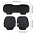 abordables Tapis de voiture-Ensemble de 3 coussins de siège de voiture d&#039;été en soie glacée, coussin de siège de voiture sans dossier, coussin frais en une seule pièce