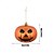 お買い得  ハロウィン-ハロウィンツリーのカボチャの飾り3個、3.15インチのミニ吊り下げボール飾り、ロープ付き、プラスチック製の夜のクリスマス装飾、小さな木、休日、パーティー、自宅、屋内用