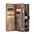 cheap iPhone Cases-Phone Case For iPhone 16 15 14 Pro Max Plus 16e 13 12 Mini Wallet Case Detachable Zipper with Wrist Strap TPU PU Leather