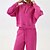 economico Set e Tutine-Per donna Felpa con cappuccio Tuta da ginnastica lounge Tuta sportiva Autunno Tasca Coulisse Tinta unica Completo Abbigliamento Nero Blu All&#039;aperto Corsa Yoga Vita Alta Antivento Leggero Caldo Manica