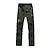 abordables Pantalones y shorts-Hombre Pantalones para senderismo Pantalones de lluvia para senderismo Pantalones impermeables Al aire libre Ajuste regular Impermeable Resistente al Viento Prendas de abajo Bolsillo Negro Verde