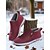 baratos Botas de neve e inverno-Botas de inverno femininas bordô, impermeáveis e forradas com lã – calçados de neve quentes e antiderrapantes com sola antiderrapante para clima frio, caminhadas ao ar livre e uso diário casual