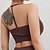 cheap Sports Bras &amp; Vests-Women&#039;s Workout Tank Tops Sports Bra Underwear Medium Support Breathable Wireless Padded Solid / Plain Color Sport Activewear Black White Gym Fitness Yoga