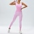 billiga Set och One-Pieces-Dam Scrunch Yoga Romper Träningsjumpsuits Öppen rygg Färgblock Byxdress Sjöblå ArmyGreen Gymträning Hög midja Stretch Andningsfunktion Magkontroll Ärmlös Sport Sportkläder Smal
