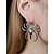 cheap Halloween Accessories-Women&#039;s Halloween Spider Hoop Earrings – Alloy Statement Dangle Jewelry, Gothic Punk Style, Lightweight Party Accessory for Costume, Cosplay and Spooky Night Out