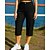 billiga Löparshorts-Dam Joggingbyxor Cargo Capribyxor Fickor Rakt ben Hög midja Underdelar Fritids- Gym Träningspass Mikroelasticitet Andningsfunktion Camping Träna Träning Lös passning Sportkläder Sportkläder Solid färg
