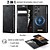 baratos Capa Samsung-telefone Capinha Para Samsung Galaxy S25 Mais S25 Ultra S24 S23 S22 S21 Ultra Plus A55 A35 A25 A15 5G A55 5G A54 A34 A14 Capa para Cartão Wallet Com Suporte Destacável Magnética Retro TPU Couro PU