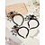 cheap Halloween Accessories-Women&#039;s Halloween Spider Web Headband – Gothic Black Lace with Red Rose and Spider Design, Lightweight Polyester and Plastic, Perfect for Costume Parties and Cosplay