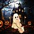 tanie Dekoracje wiszące i na stół na Halloween-halloweenowa figurka spacerującego psa ducha - upiorna figurka do dekoracji stołu domowego