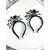 cheap Halloween Accessories-Women&#039;s Halloween Spider Web Headband – Gothic Black Lace with Red Rose and Spider Design, Lightweight Polyester and Plastic, Perfect for Costume Parties and Cosplay